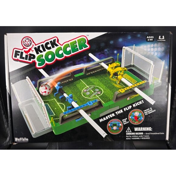 Flip Kick Soccer by Buffalo Games Fast-Paced Tabletop Game for 2–4 Players - Picture 1 of 8